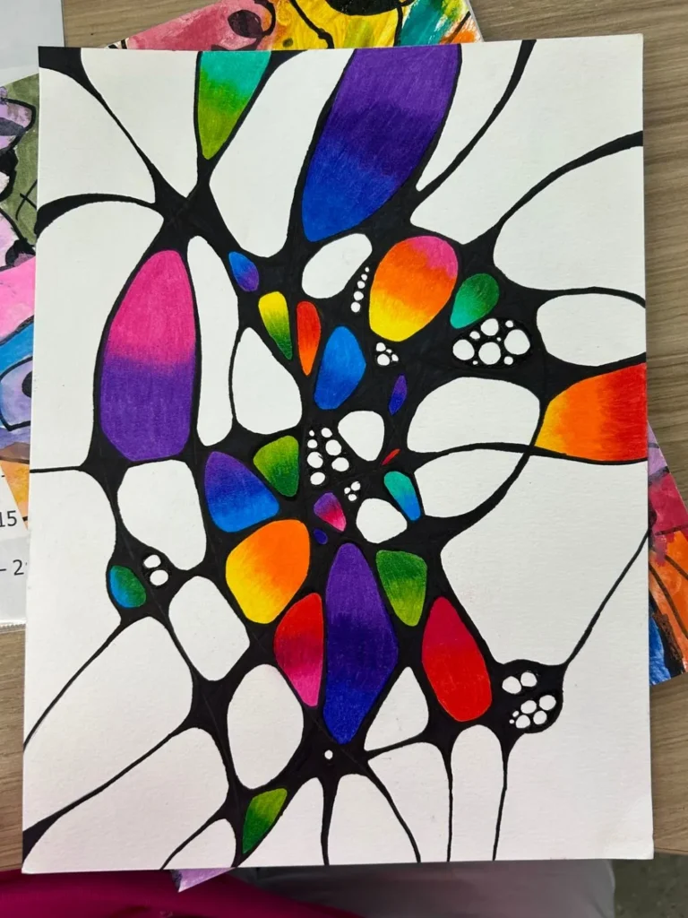 What Is Neurographic Art? The No-Skill Way to Calm Your Nervous System 3 examples of neurographic art