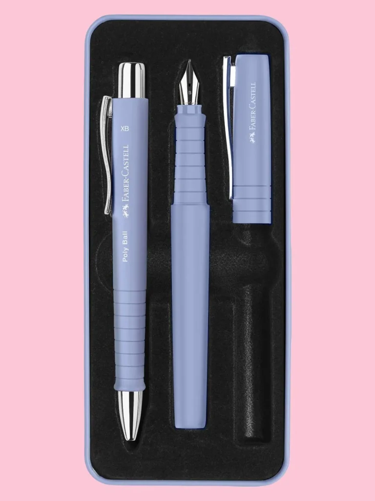 Faber Castell Poly Pen Fountain and Ballpoint Pen Gift Set 768x1024 2